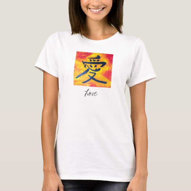 Love Symbol Spaghetti Tank (Front)