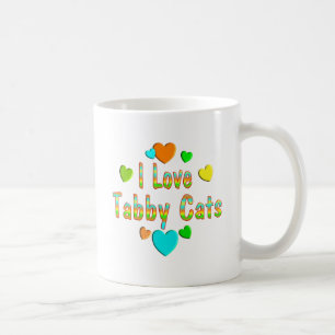 Love Tabby Cats Coffee Mug