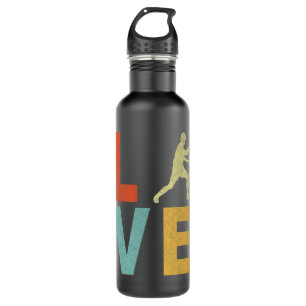 Love Table Tennis Player Ping Pong Paddle Retro Vi 710 Ml Water Bottle