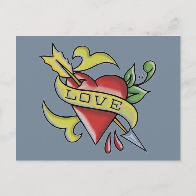 Love Tattoo - Carte postale (Devant)