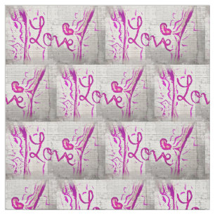 Love Tattoo Fabric