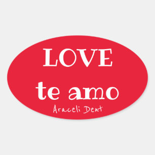 LOVE te amo Stickers