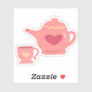 love tea pot & cup