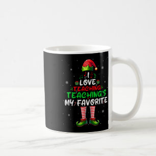 Love Teaching's My Favourite Xmas Music Teacher Coffee Mug