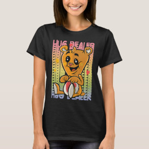Love Teddy Rainbow Hug Dealer Cute Teddy Bear Hug T-Shirt