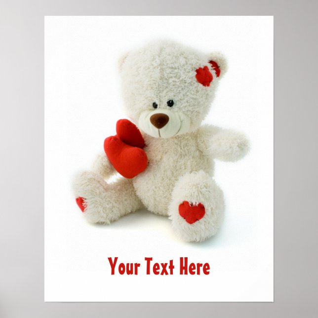 Love Teddy Valentine custom poster (Front)