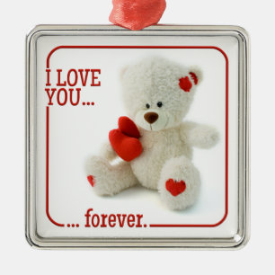 Love Teddy Valentine ornament