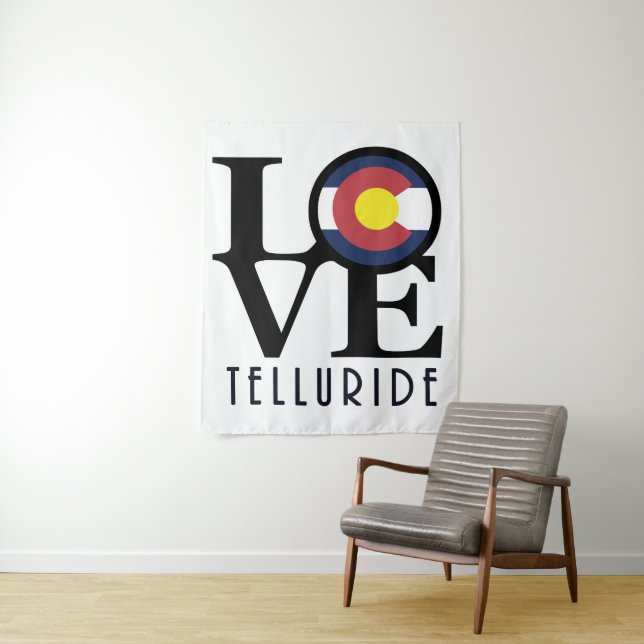 LOVE Telluride Tapestry (In Situ)
