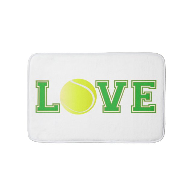 Love Tennis  Bath Mat (Front)