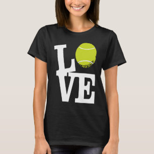 Love Tennis Dad Mom Men Man Woman Women Wife Husba T-Shirt