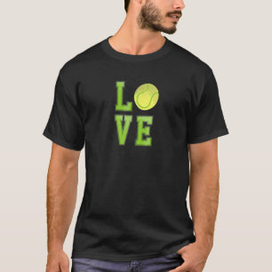 Love Tennis For Players Playing On Court Tennis Ba T-Shirt