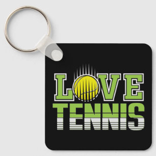 Love Tennis  Keychain