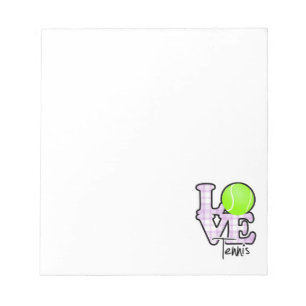 Love Tennis Notepad