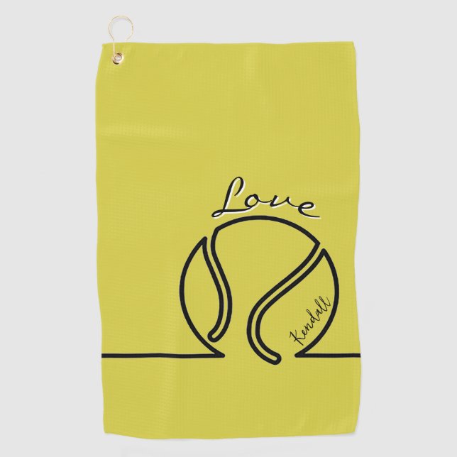 “Love” Tennis Sweat Towel (Front)