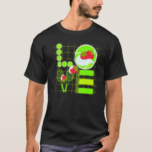 Love Tennis  Tennis Ball I Called In Sick To Be He T-Shirt