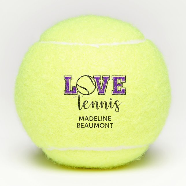 Love Tennis Tennis Balls (Front)