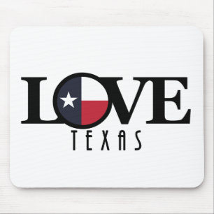 LOVE Texas Mouse Pad