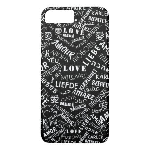 Love Text iPhone Case or Choose Colours