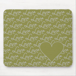 Love Text mousepad, customize Mouse Pad