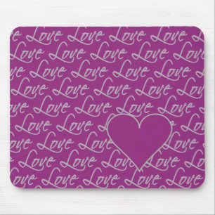 Love Text mousepad, customize Mouse Pad
