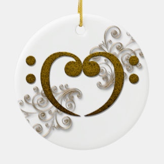 Love that Bass - its all about the Bass Ceramic Ornament