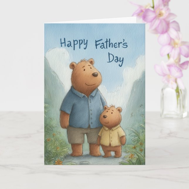 Love That Grows Stronger Father’s Day Card (Orchid)