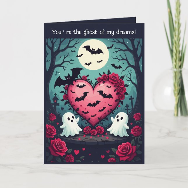 Love Thats A Little Haunted Card (Front)