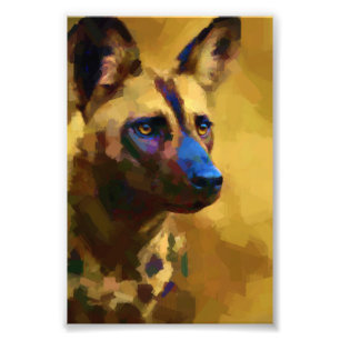 Love the African Wild Dog Photo Print
