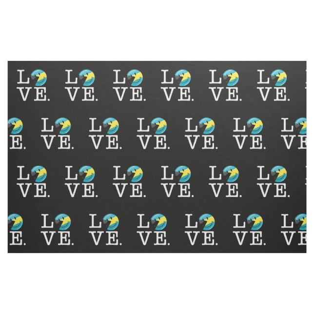 Love the Bahamas Island Pride Fabric (Fat Quarter)