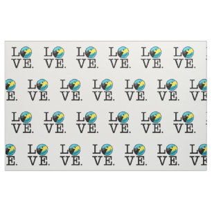 Love the Bahamas Island Pride Fabric