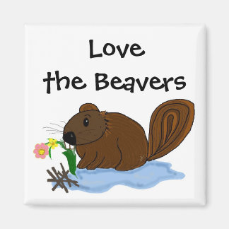 Love the Beavers Magnet