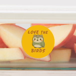 Love the Birds – Whimsical Owl with Flower Crown