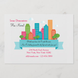 Love The City Life Moving Faire-part