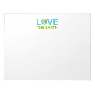 Love the Earth Earth Day Notepad