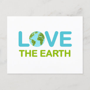 Love the Earth Earth Day Postcard