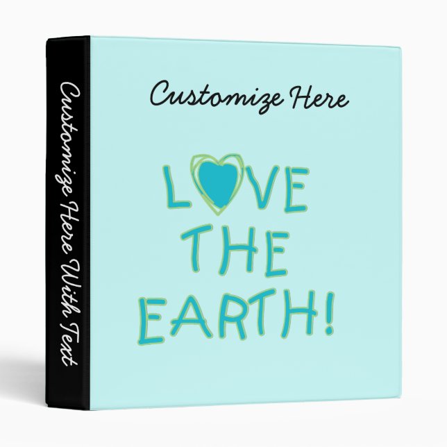 Love the Earth Environmental Binder (Front/Spine)
