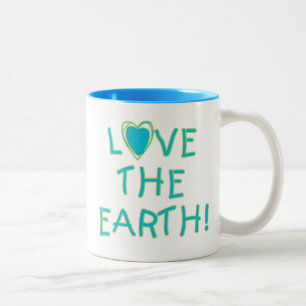 Love the Earth Environmental Two-Tone Coffee Mug