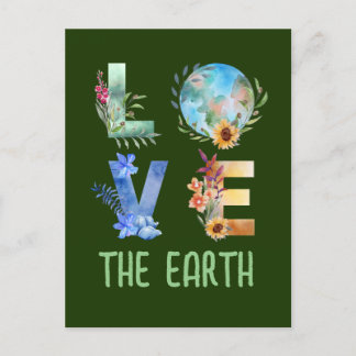 LOVE THE EARTH POSTCARD