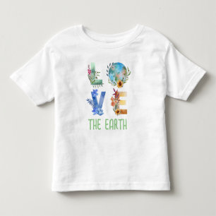 LOVE THE EARTH  TODDLER T-SHIRT