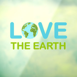 Love the Earth Window Cling