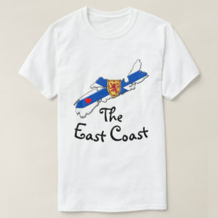 Love The East Coast Heart Nova Scotia shirt