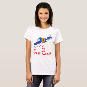 Love The East Coast Heart Nova Scotia shirt