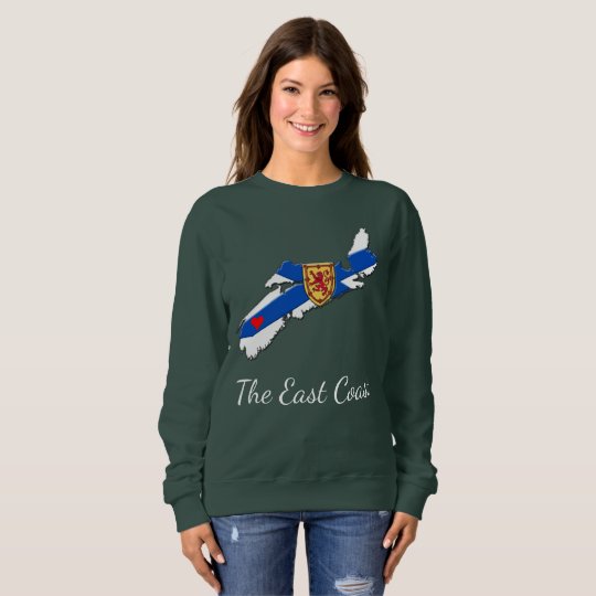 Love The East Coast Heart Nova Scotia shirt