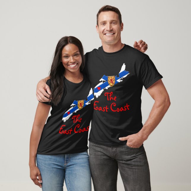 Love The East Coast  Heart Nova Scotia shirt (Unisex)