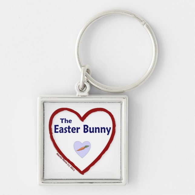 Love The Easter Bunny Keychain (Front)
