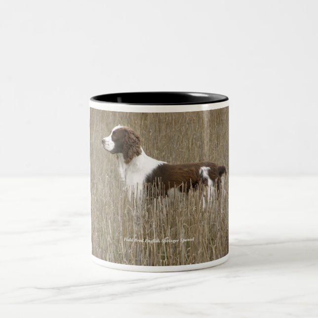 Love the Field Bred English Springer Spaniel? Two-Tone Coffee Mug (Center)