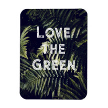 Love the Green: Dark Green Fern Leaves Botanic
