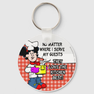Love The Kitchen Best Keychain