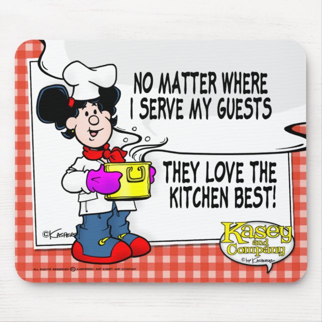 Love The Kitchen Best Mouse Pad (Front)