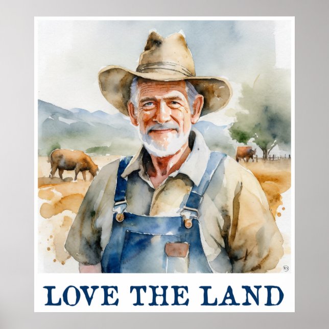 Love The Land Print (Front)